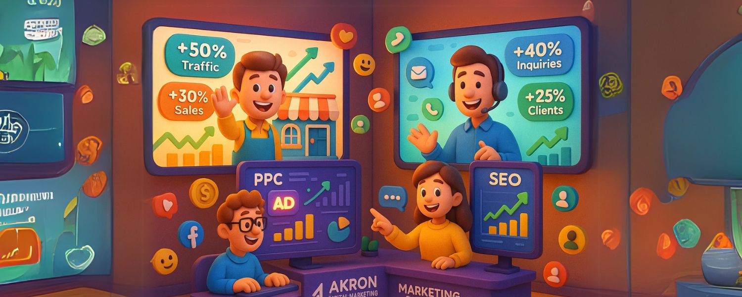 Akron digital marketing case studies, Akron digital marketing success stories, Digital marketing success Akron, Akron SEO case study, SEO success stories Akron, Akron marketing agency results
