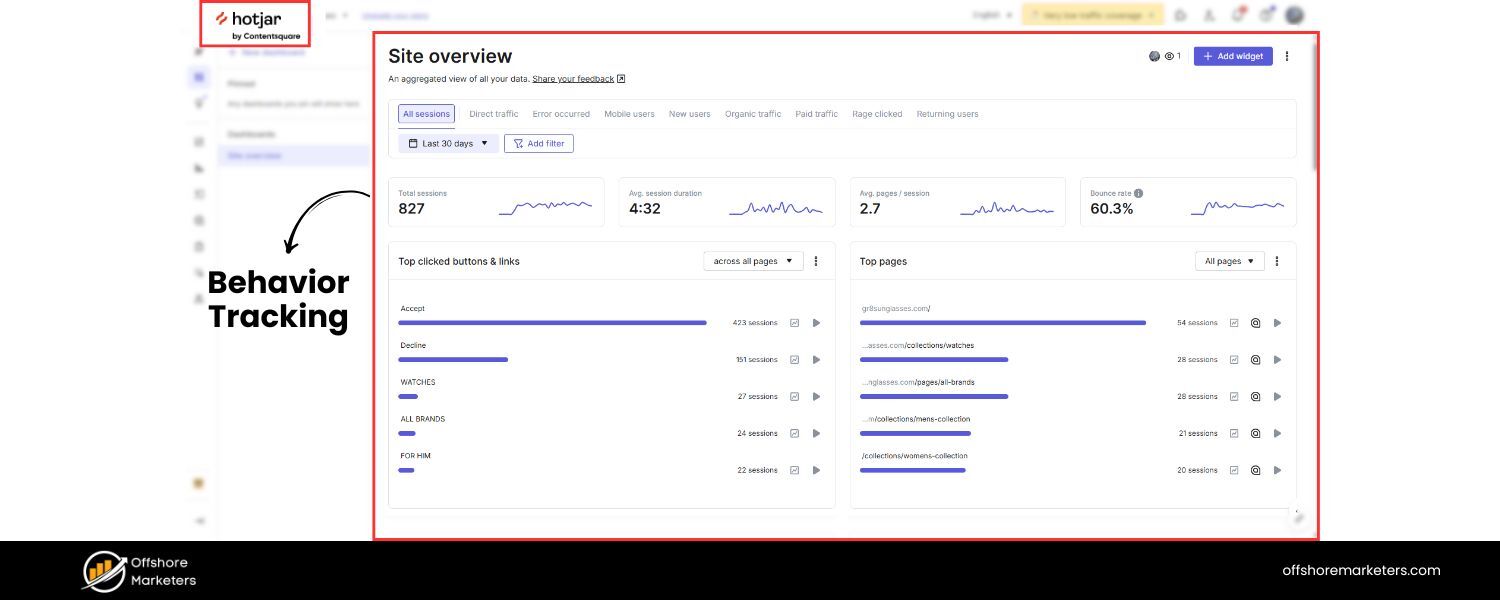 Behavior Tracking & User Feedback Tools