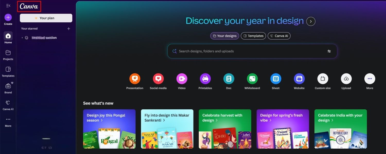 Canva or Adobe Spark