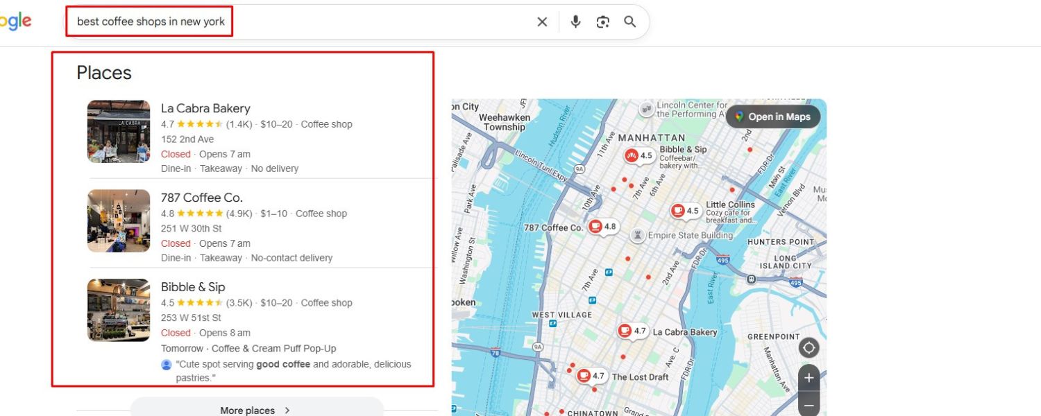Loal Keywords and Content