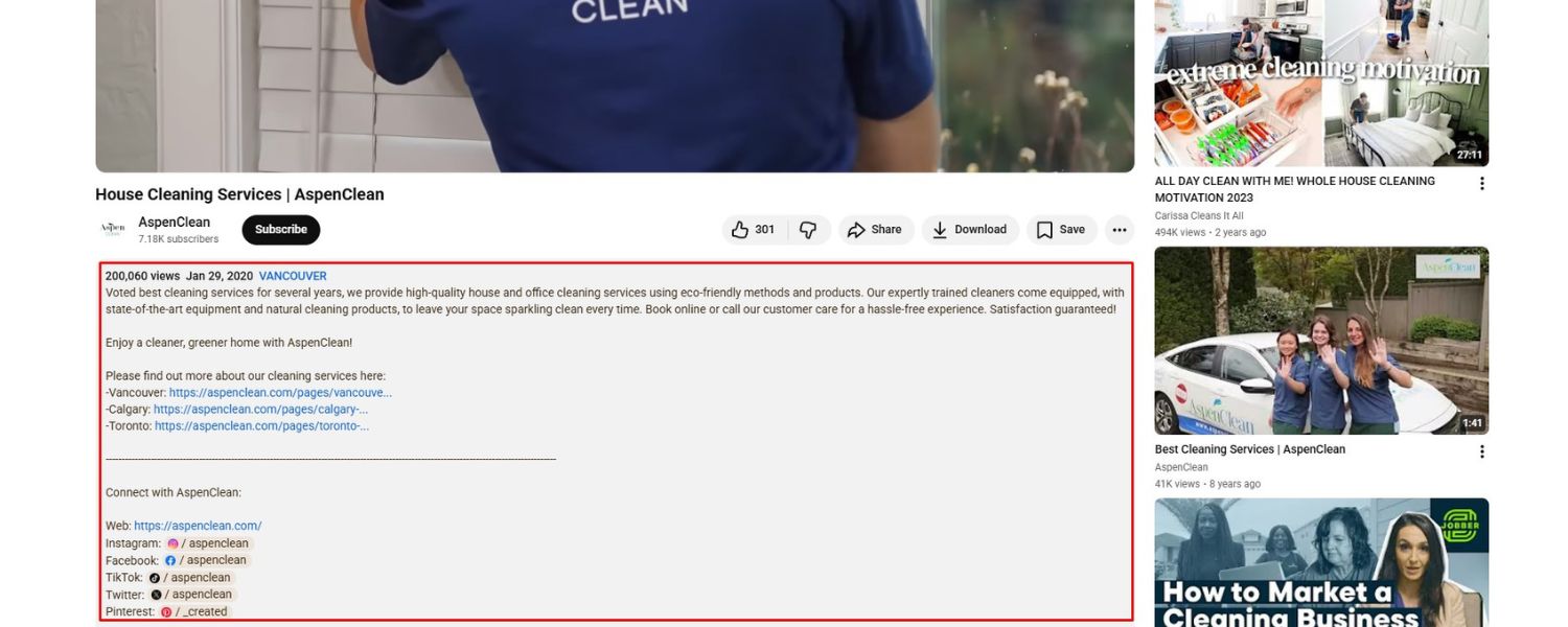 Leverage YouTube or Video Content