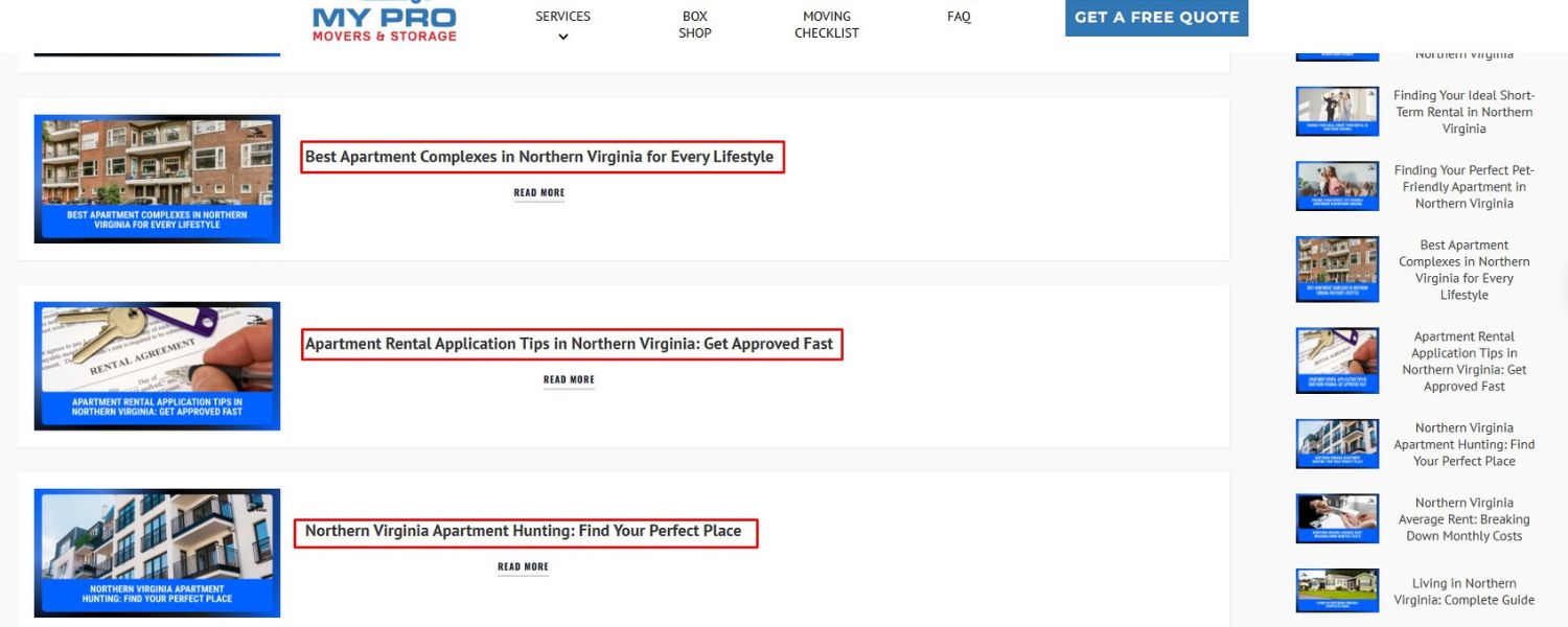Localized Content and Blog Posts