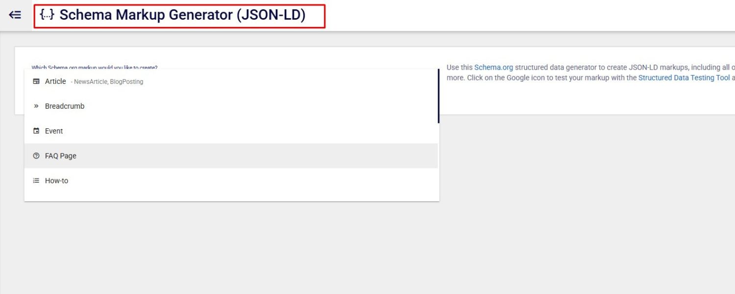  Identify which schema types are relevant