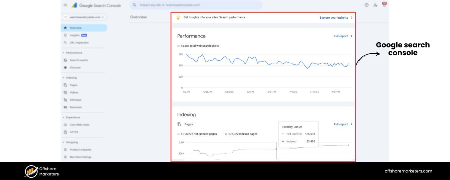 Use Google Search Console