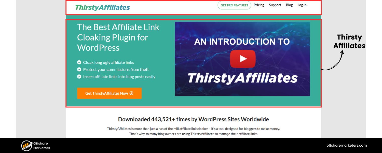 2. ThirstyAffiliates (WordPress plugin)
