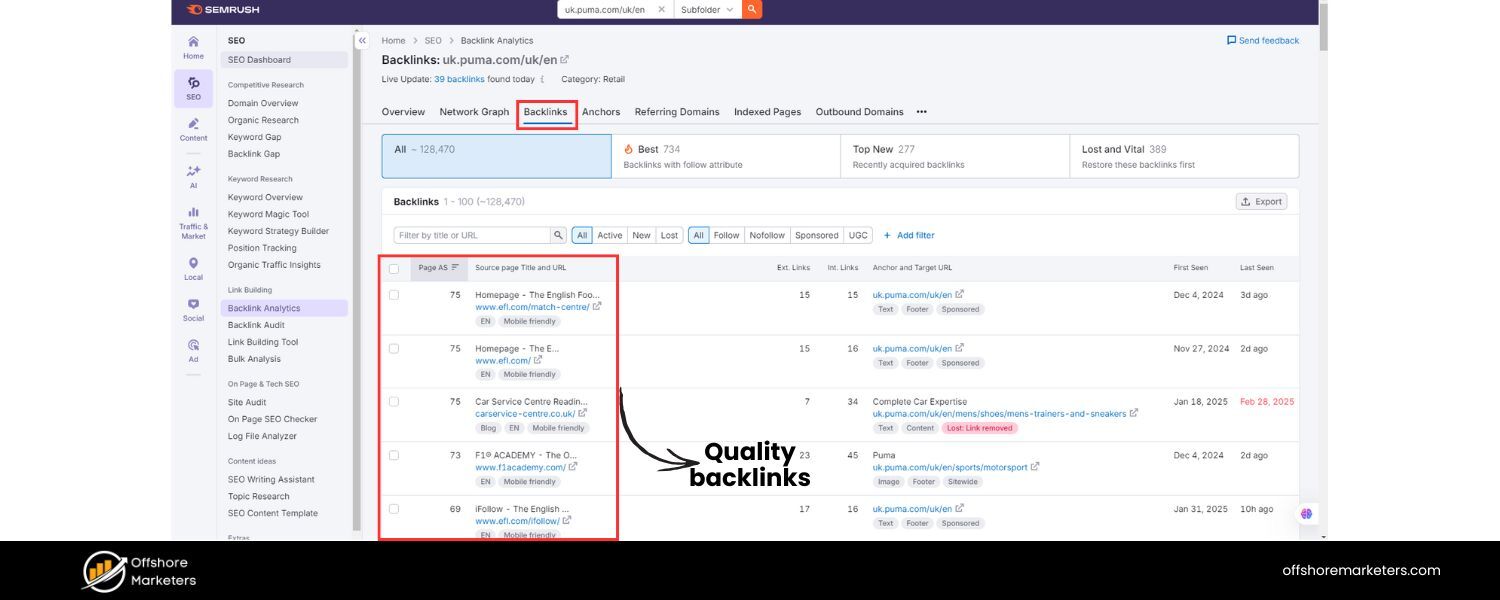 Earning Quality Backlinks
