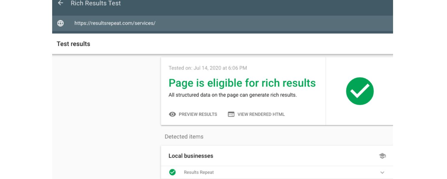 Follow the guidelines and test