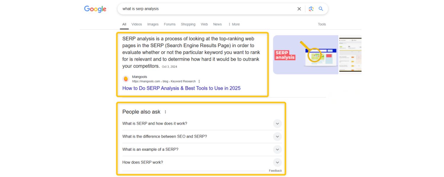 Analyze Search Intent and SERPs