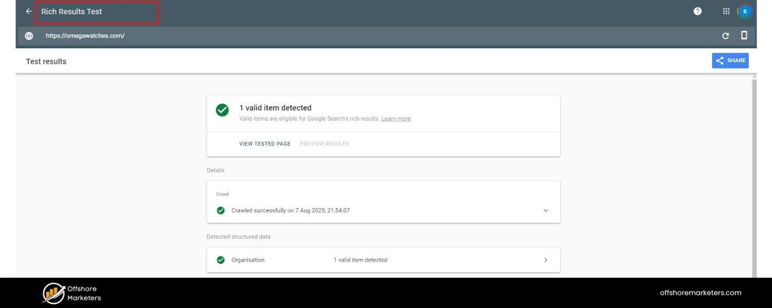 Rich results and SEO impact