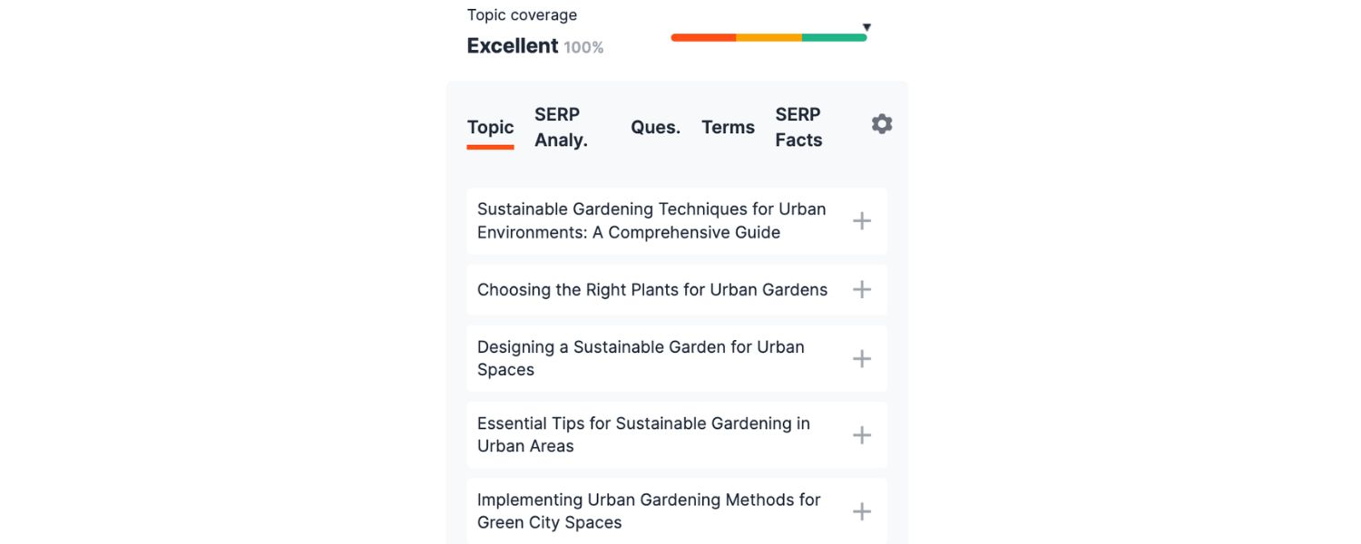 Cover the Topic Comprehensively