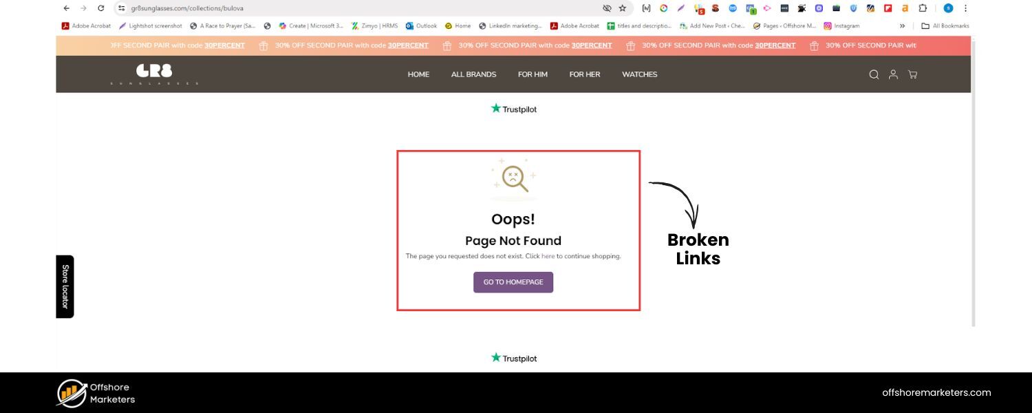Fixing Broken Links & Redirects
