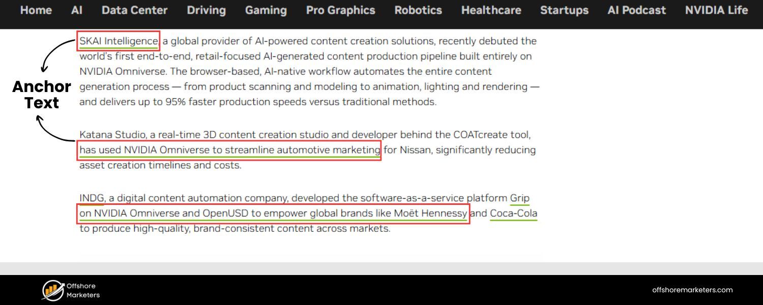 Use Descriptive, Keyword-Rich Anchor Text