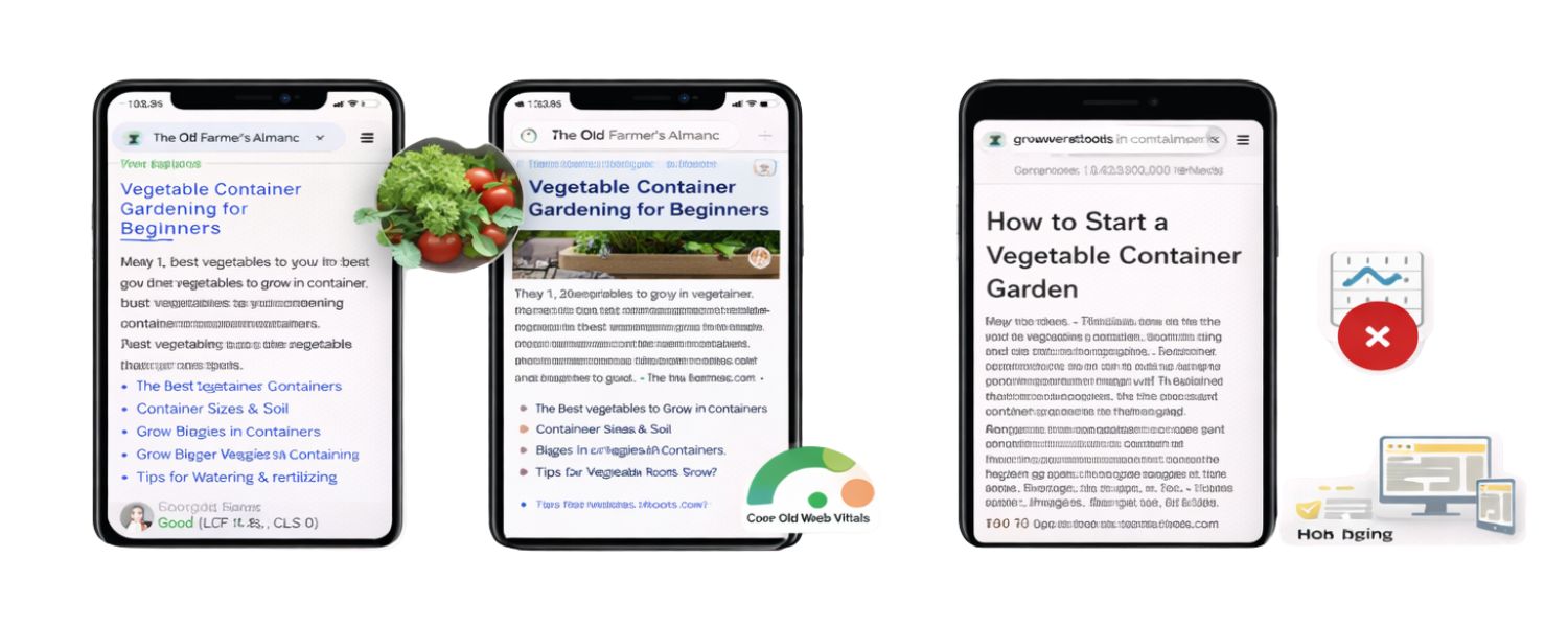 Optimize page speed and mobile experience
