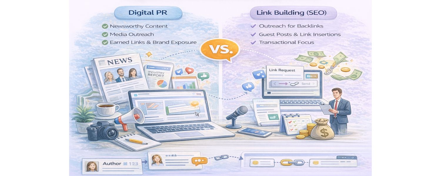 Digital PR vs. Link Building (SEO)