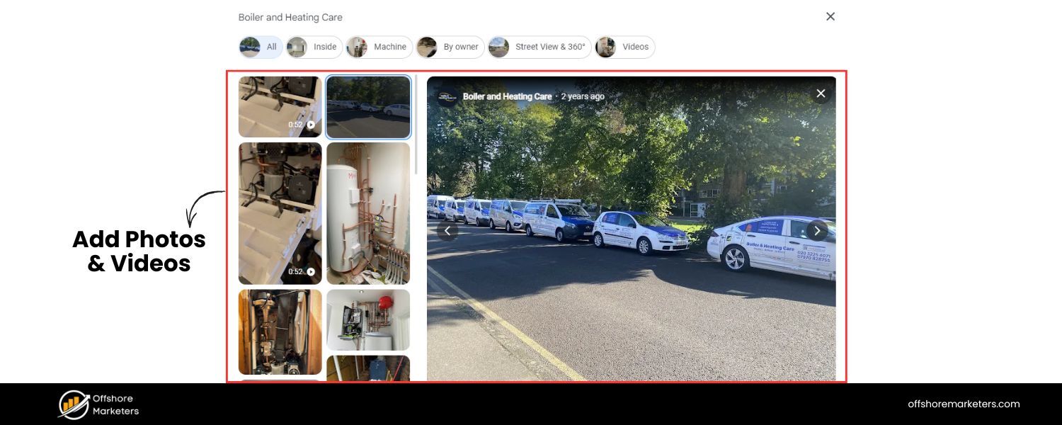 Add Photos and Videos