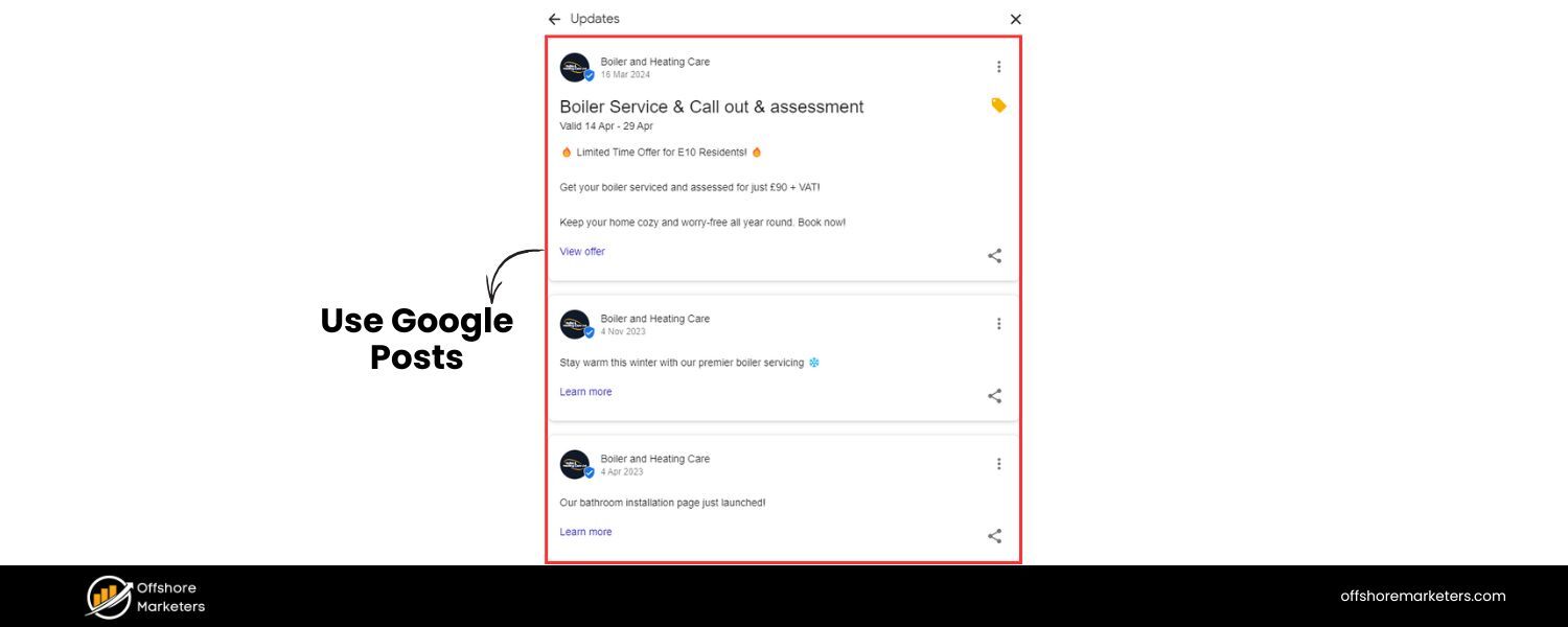 Enable and Use Google Posts