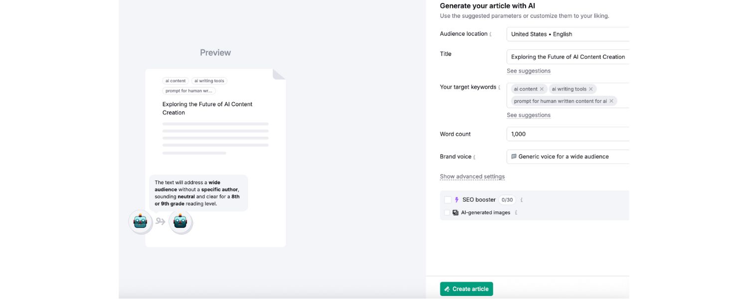 AI-Powered Content Creation and Optimization