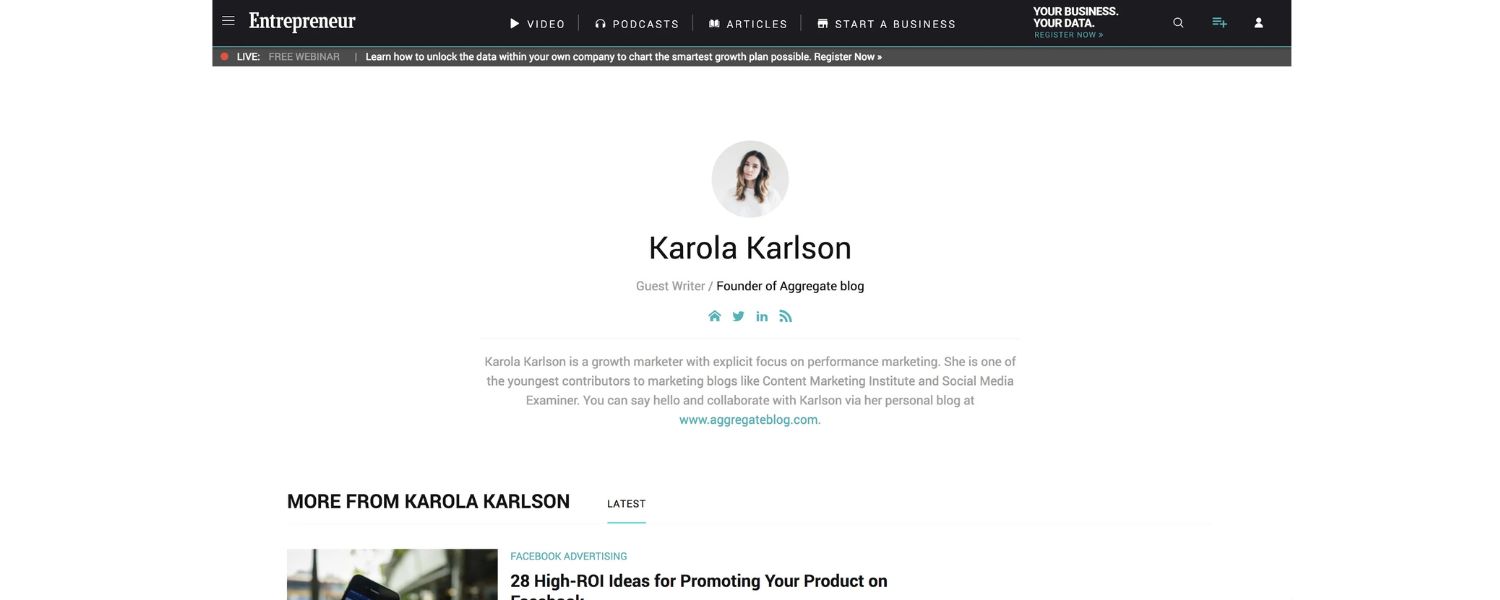 Contribute Guest Posts to Industry Websites