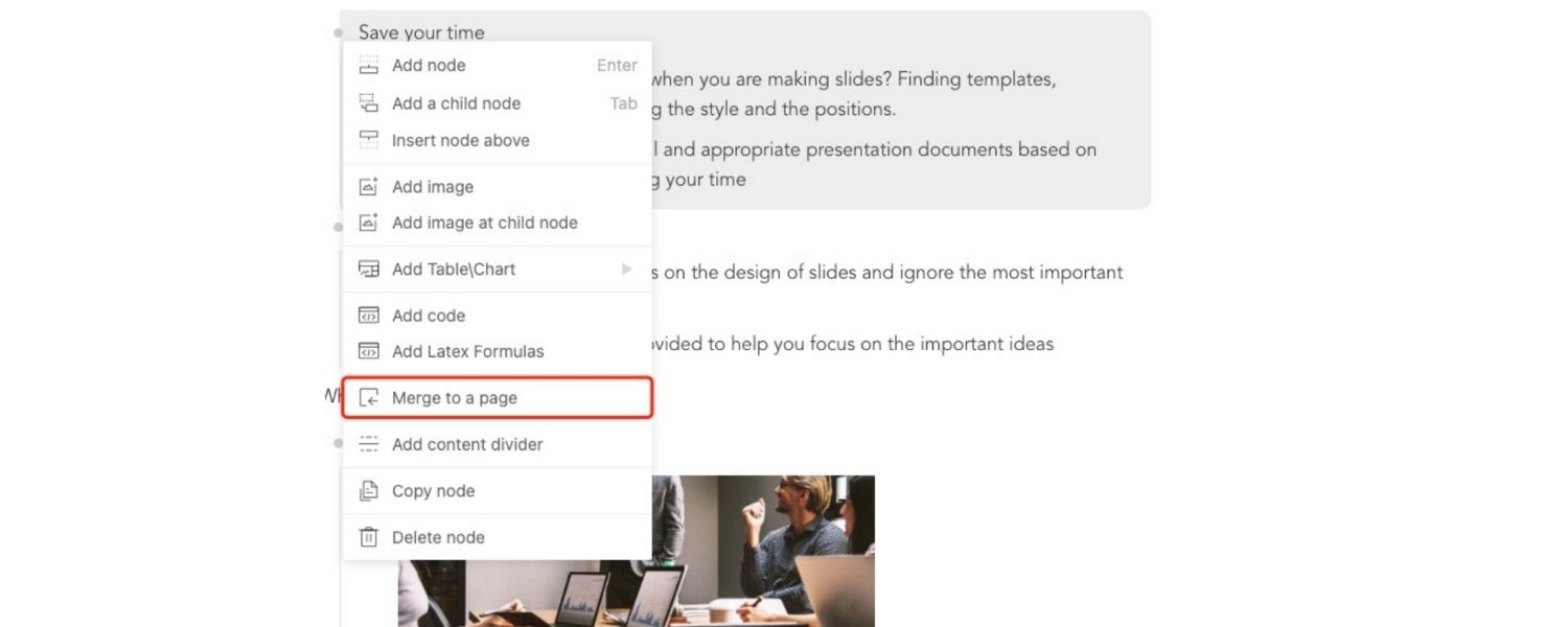 Merge or Update Content