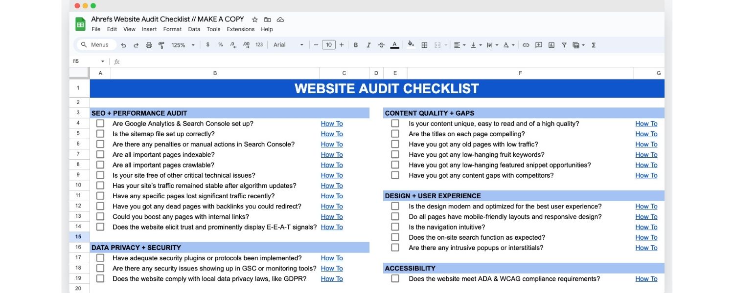 Partial Audit (Section or Topic-Based)