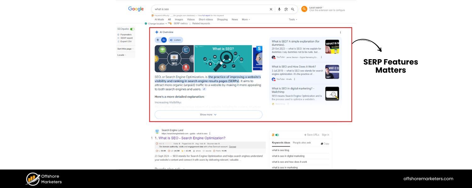 Why SERP Features Matter for SEO