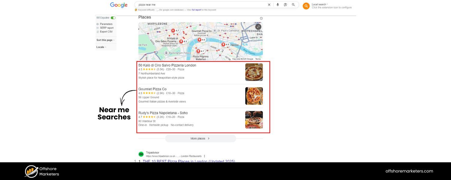 “Near me” searches