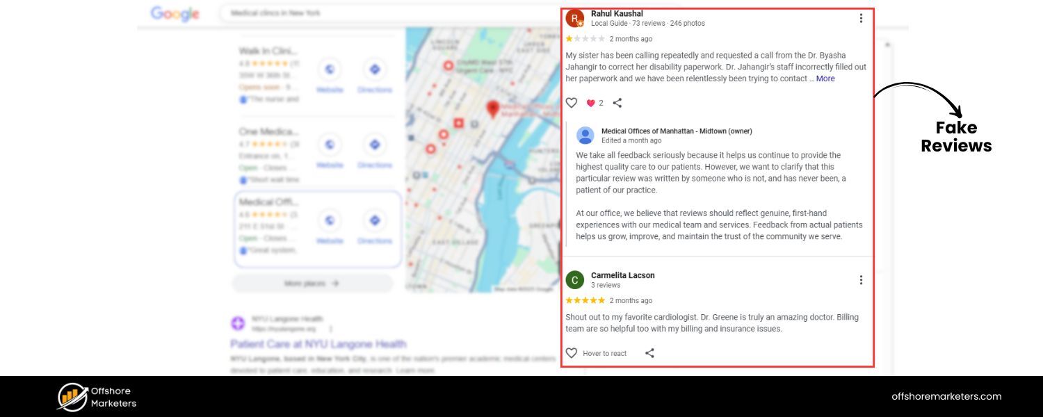 Fake Reviews and Smear Campaigns (Reputation Attacks)