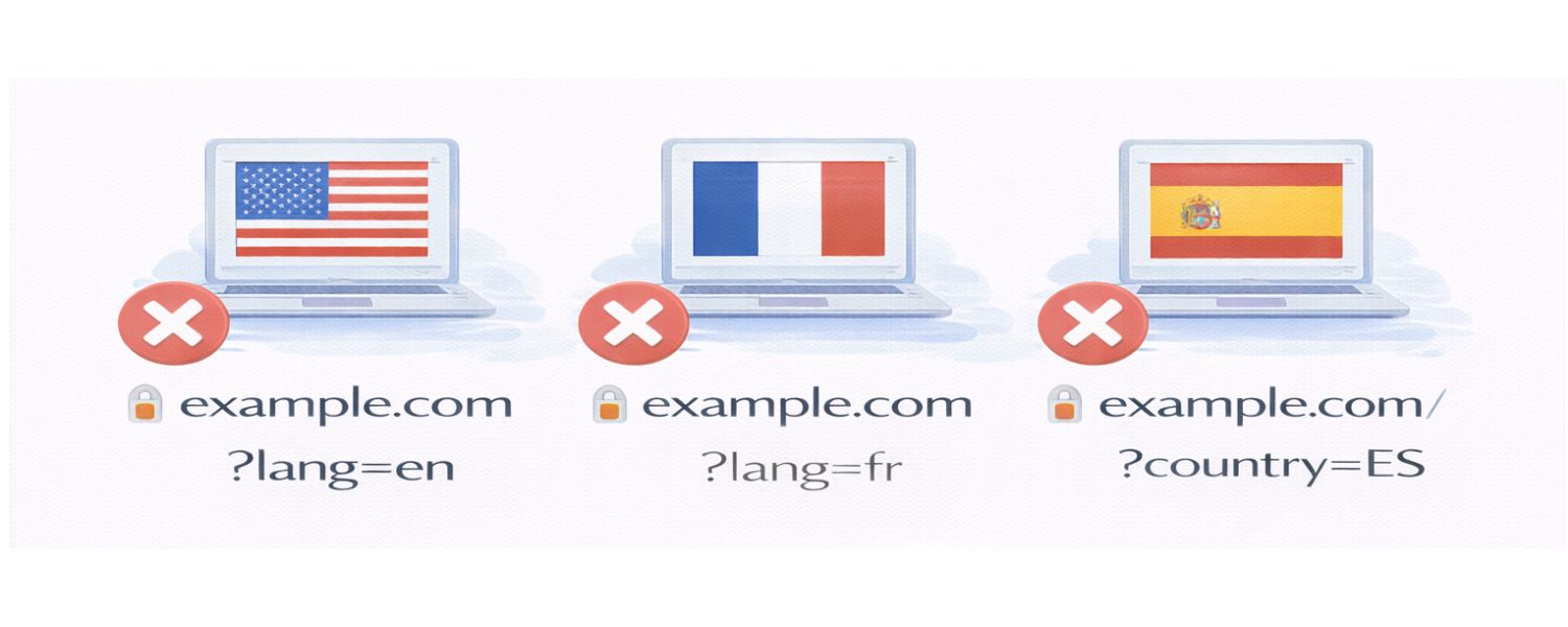 Avoid Using URL Parameters for Core Content or Localization