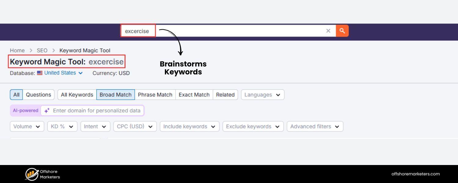 Brainstorm Content Ideas and Keywords