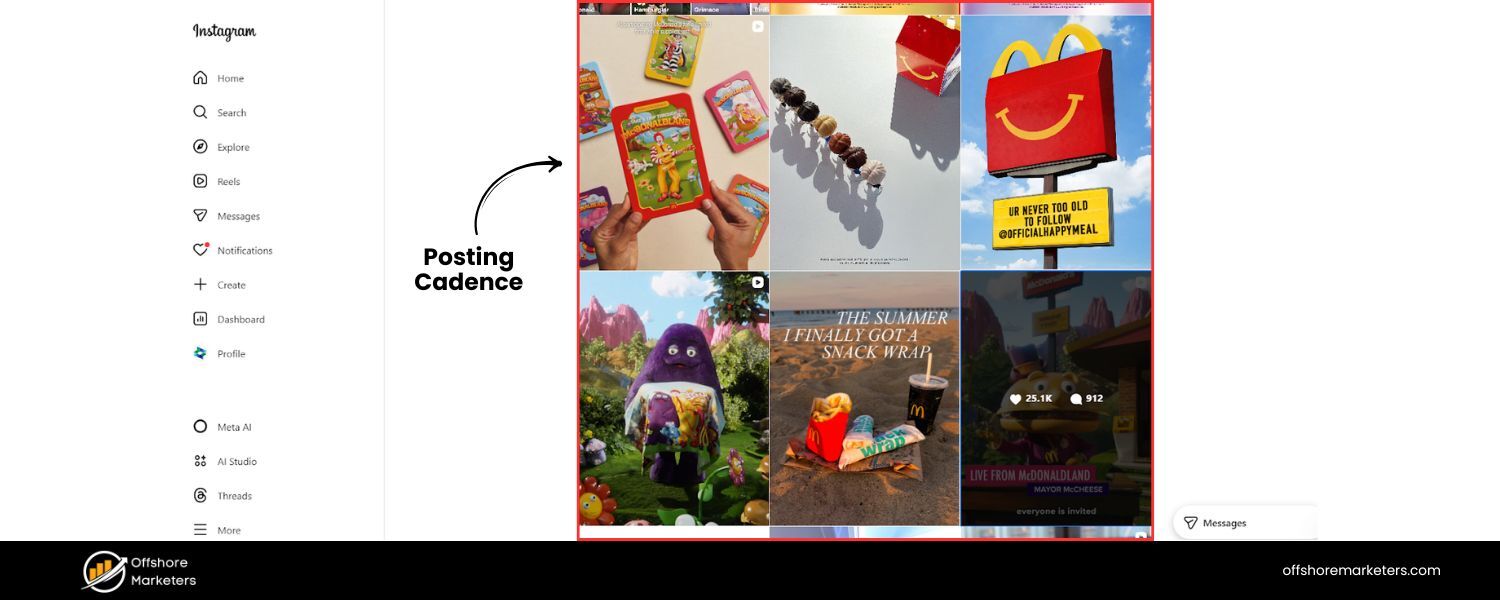 Choose Your Content Mix and Posting Cadence