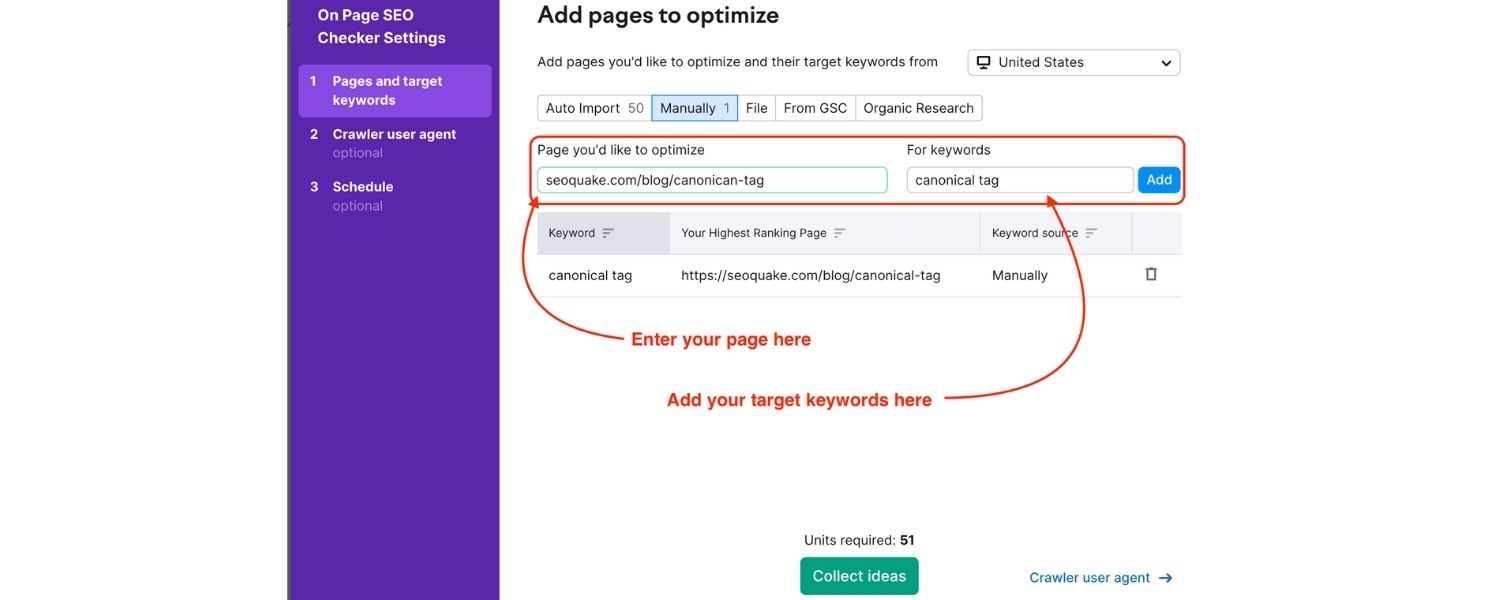 Differentiate Pages Targeting Similar Keywords