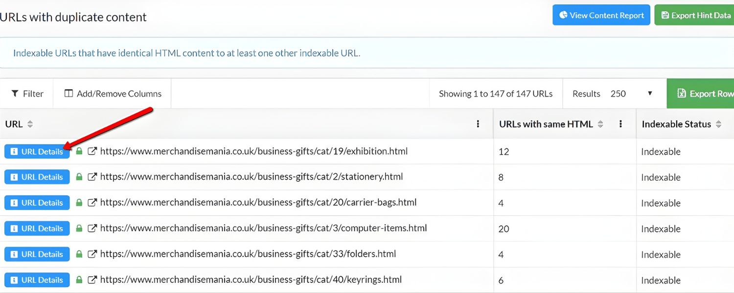 More Indexable Content