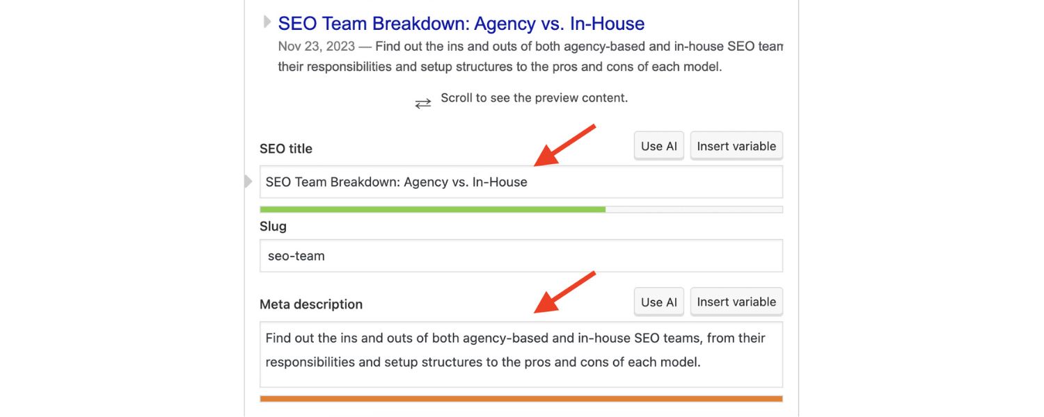Neglecting On-Page SEO Basics (Titles, Metas & Headers)