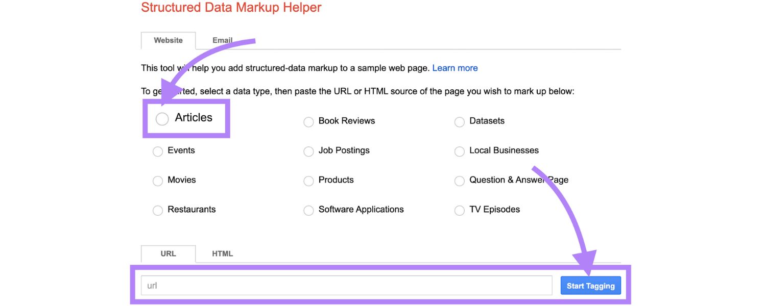 Structured Data Markup