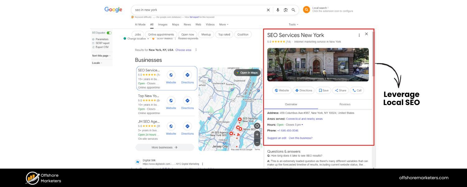 Leverage Local SEO