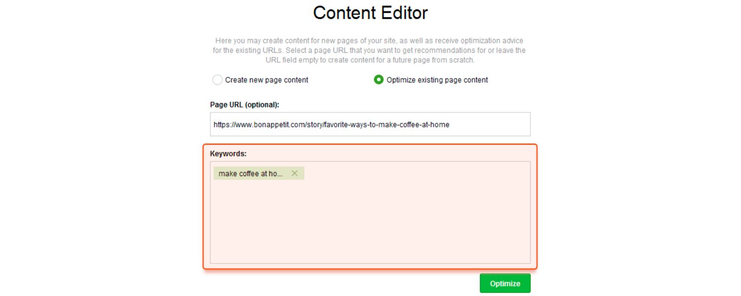 Create New Content & Optimize Existing Pages