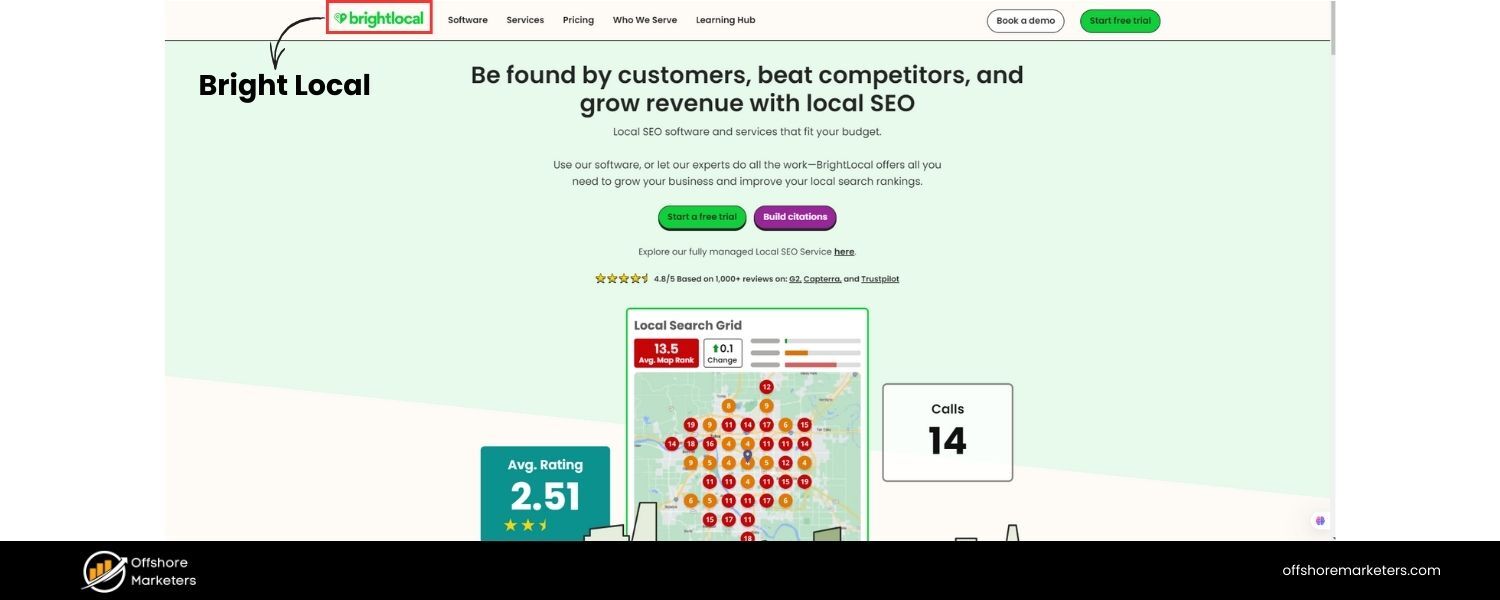 BrightLocal Citation Builder