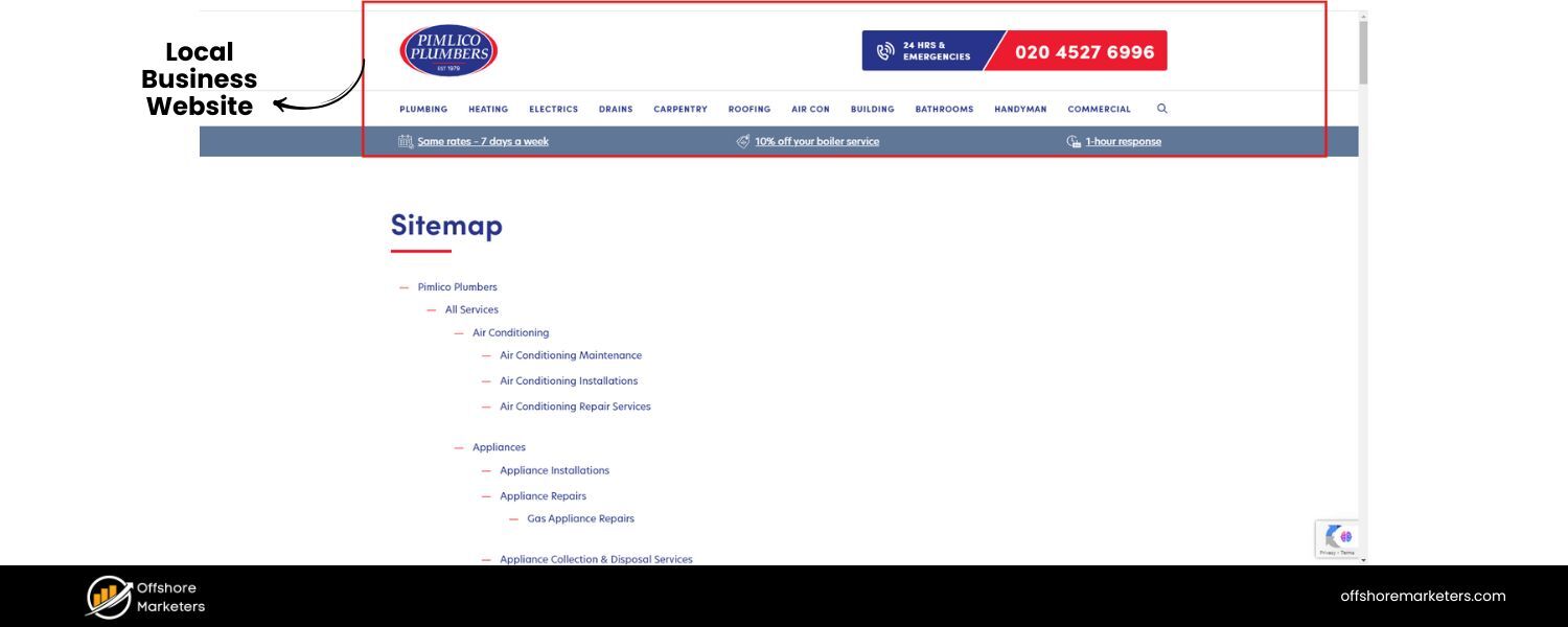 Local Business Website