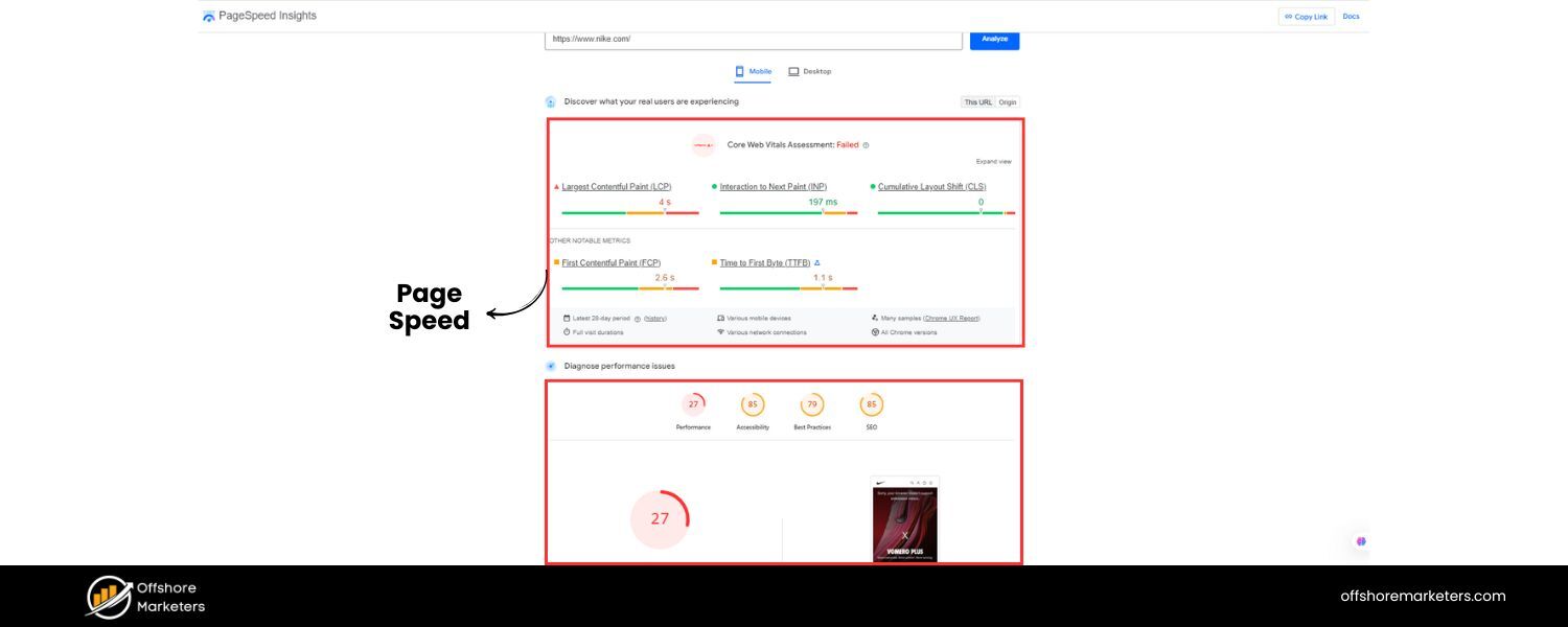 Page Speed & Core Web Vitals
