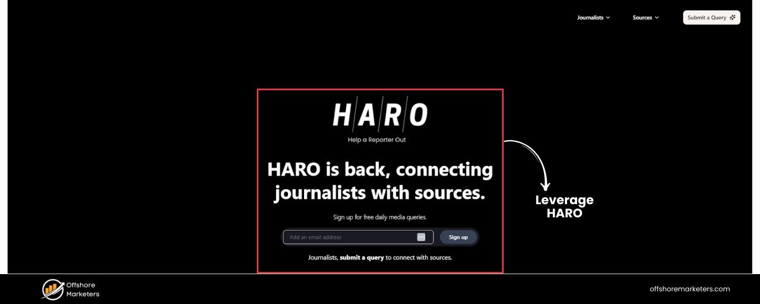 Leverage HARO and Press Opportunities