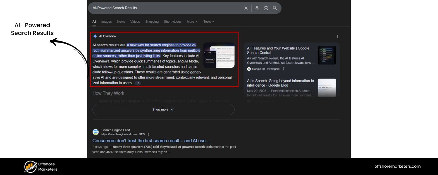AI-Powered Search Results
