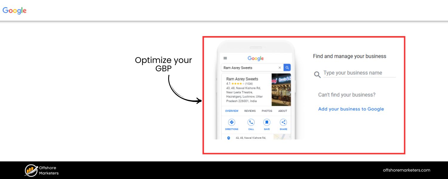 Claim and optimize your Google Business Profile (GBP)