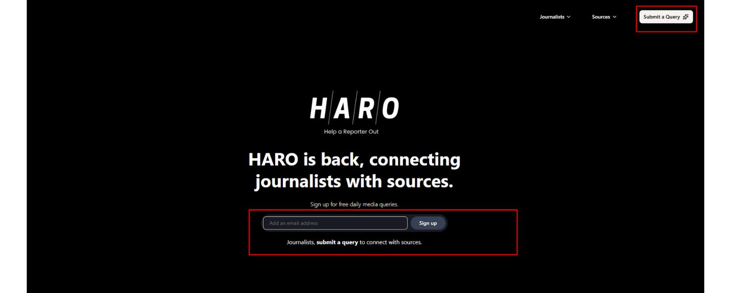 HARO, Featured, and other platforms