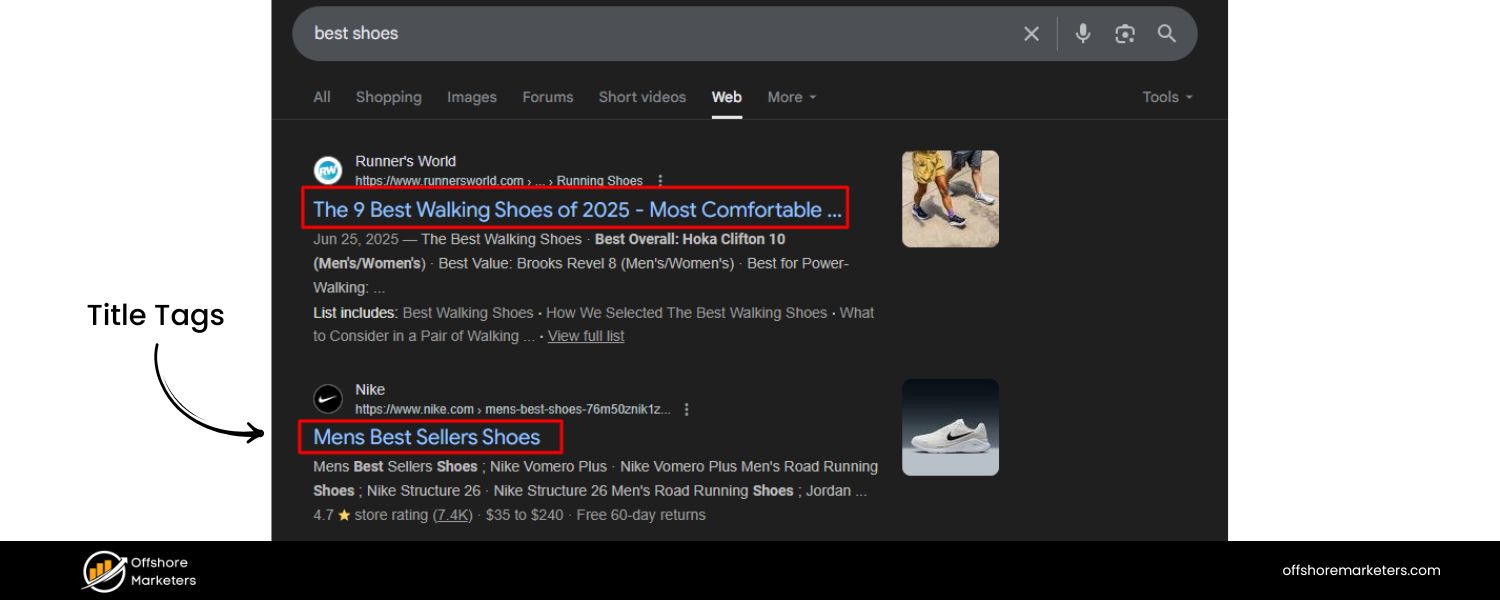 Title Tags (Page Titles)