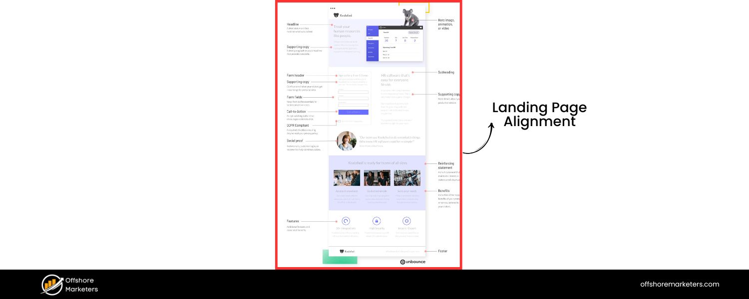 Landing Page Alignment