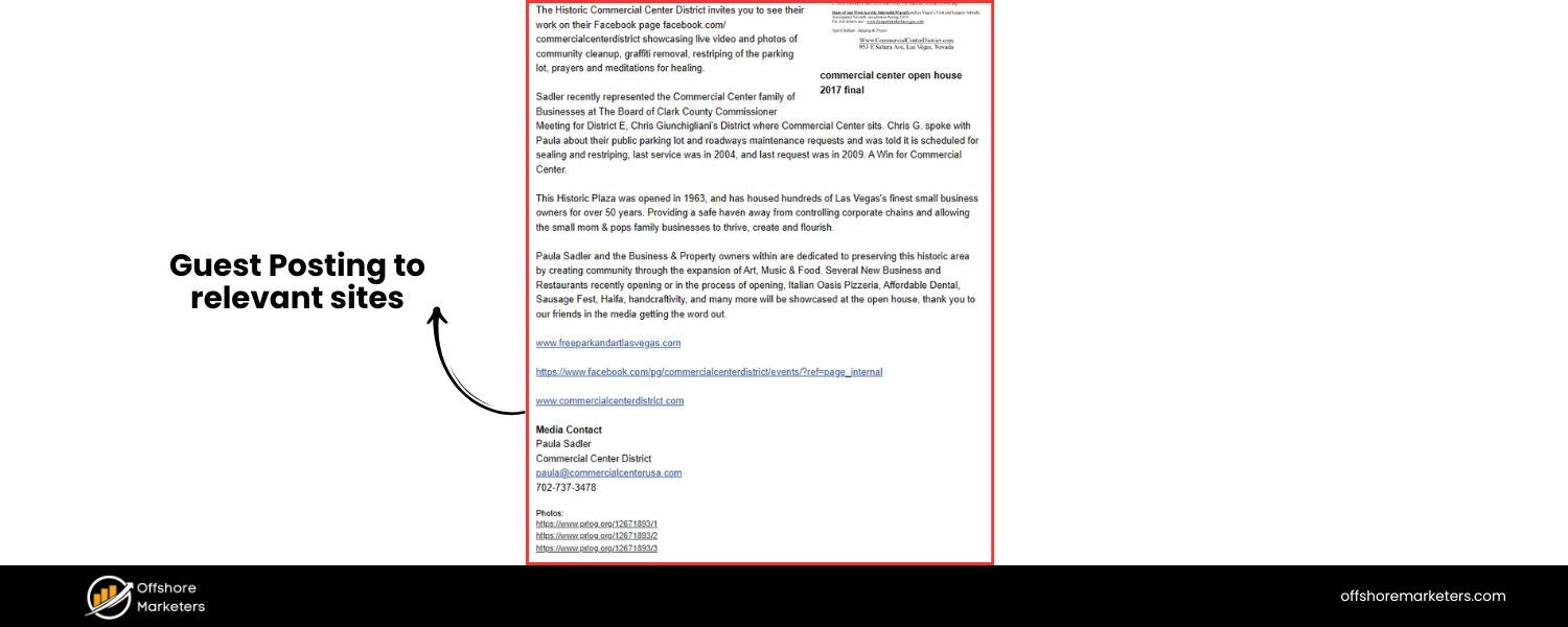 Contribute Guest Posts to Relevant Sites