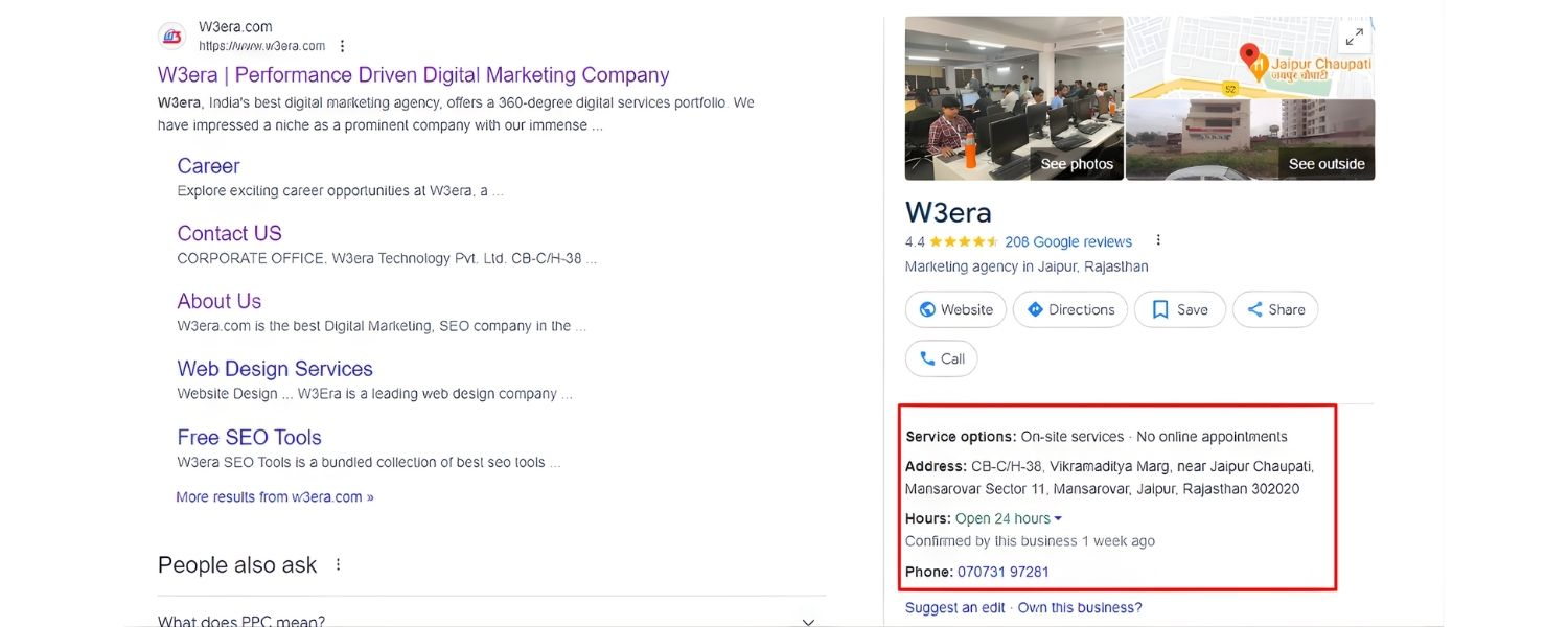 Ensure consistent NAP across the web