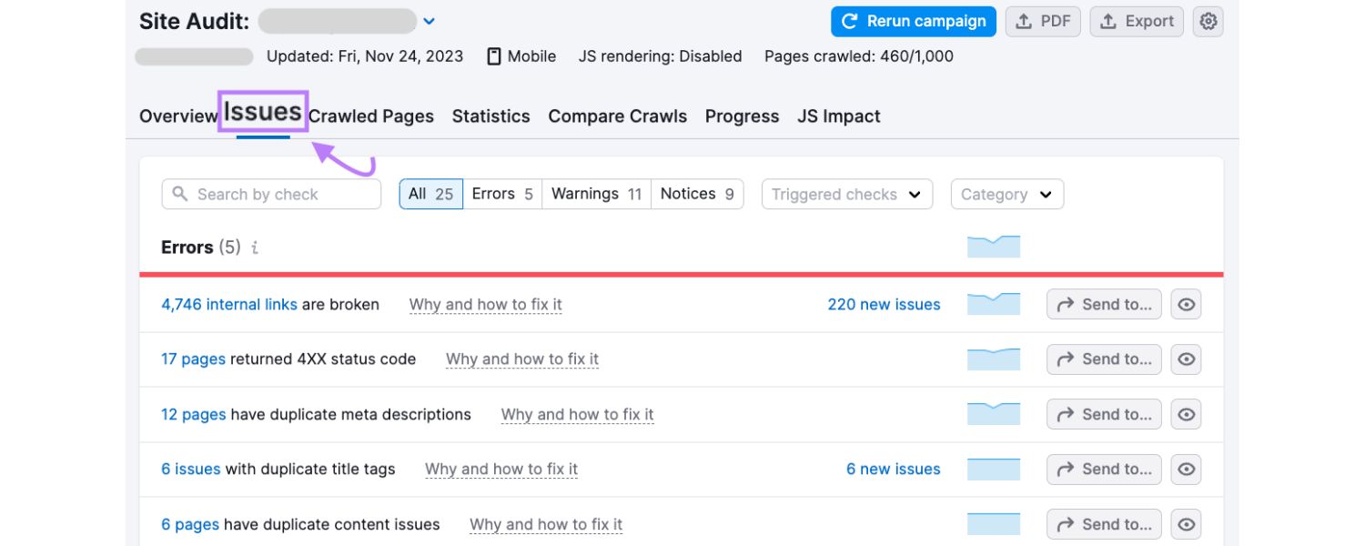 Notable technical fixes or changes