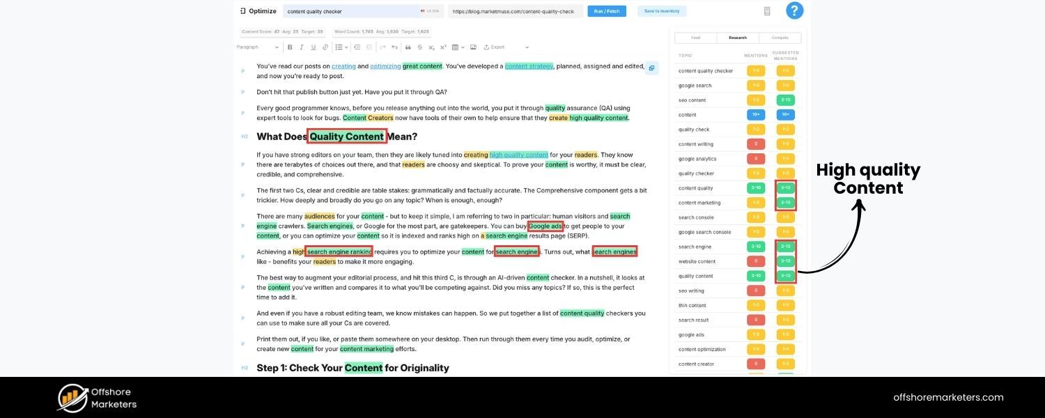 High-Quality Content at Scale