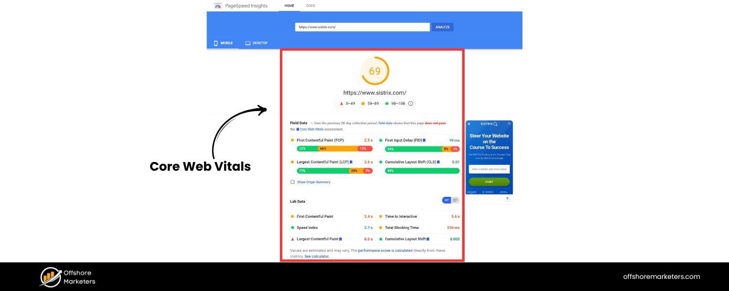 Improve Page Speed & Core Web Vitals